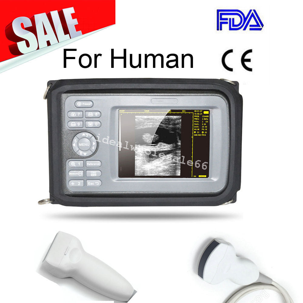 5.5 " Palm Smart Ultrasound Machine Scanner Convex + Linear 2 Probes Human Box 190891928177 DIAGNOSTIC ULTRASOUND MACHINES FOR SALE