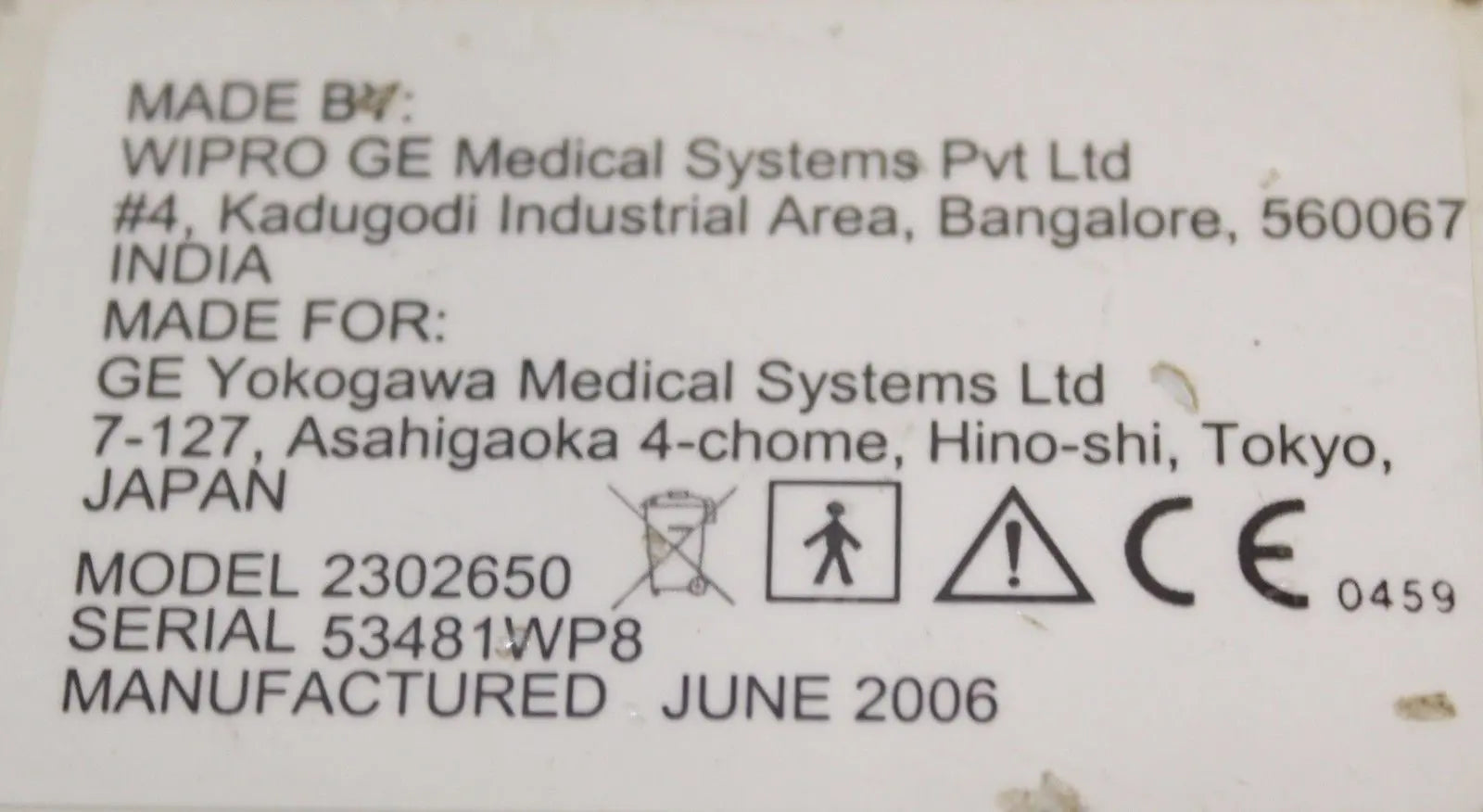 Ge 10L 2302650 Ultrasound Probe DIAGNOSTIC ULTRASOUND MACHINES FOR SALE