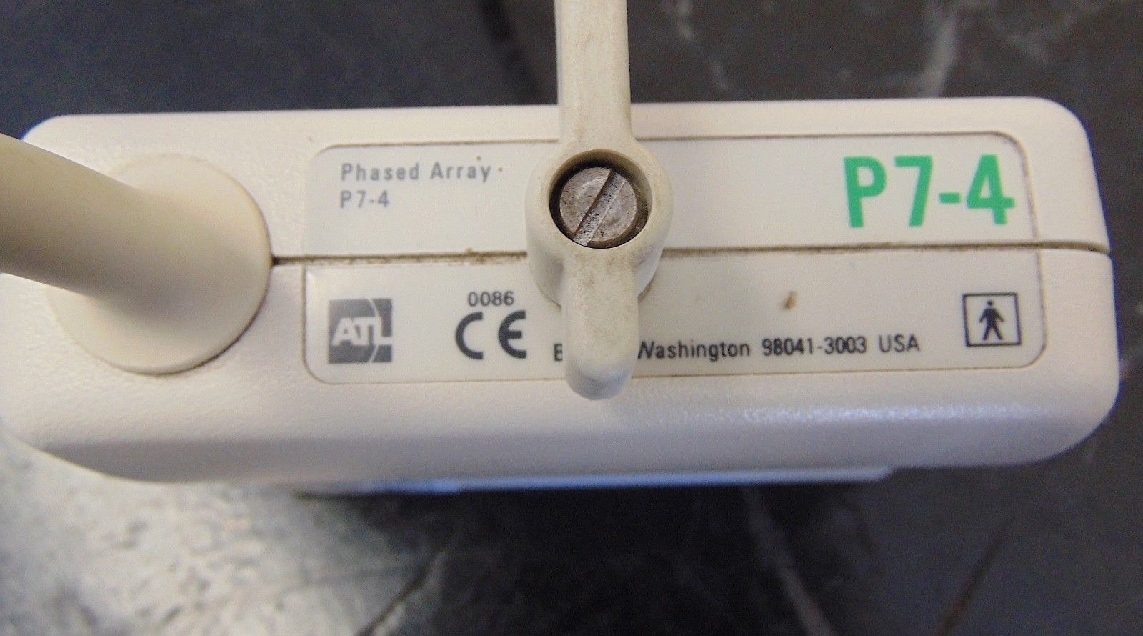 ATL ~  Ultrasound Probe ~ P7 - 4 ~ Phased Array ~ Good Cosmetic Condition ~ H54 DIAGNOSTIC ULTRASOUND MACHINES FOR SALE