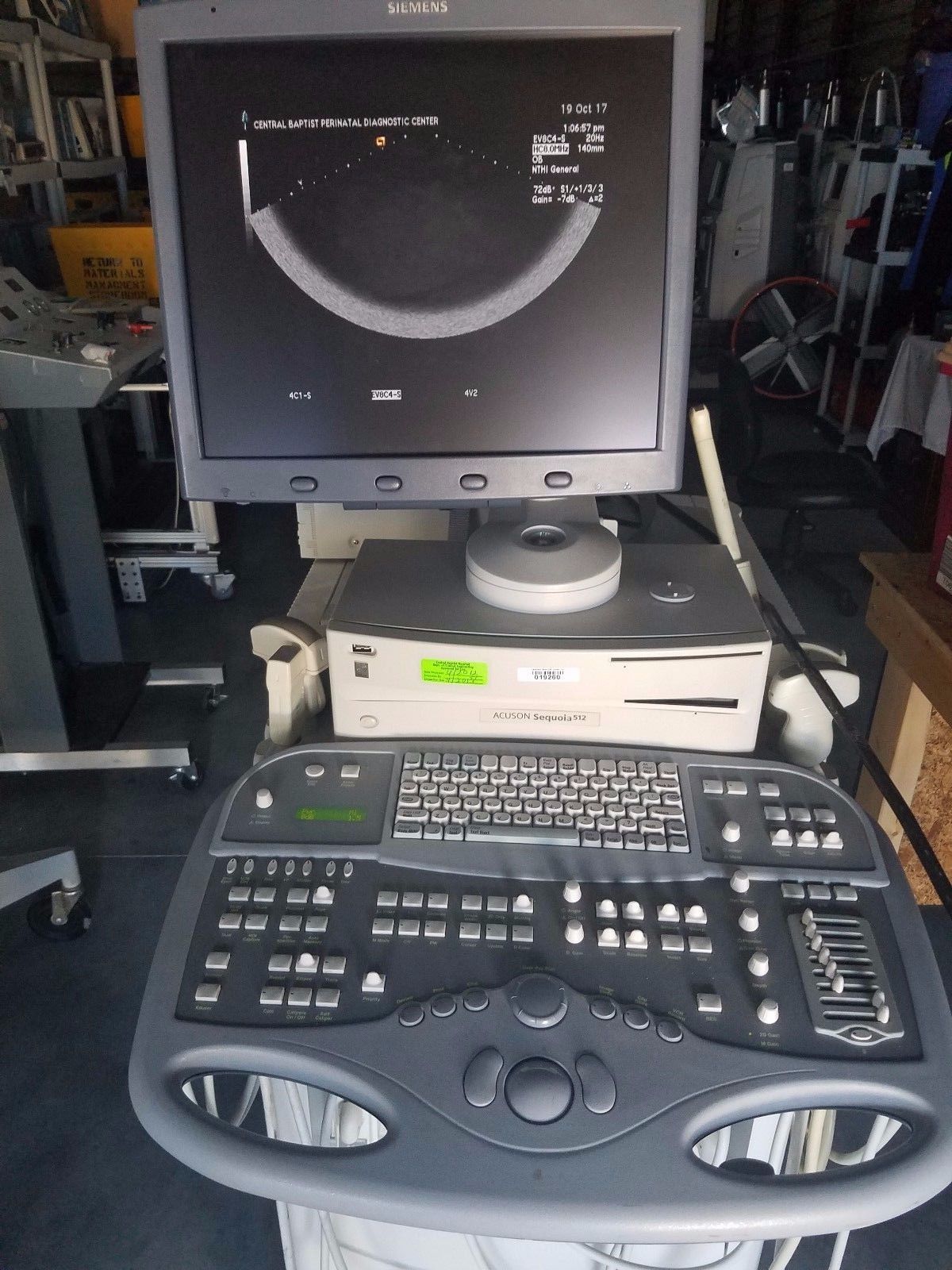 Acuson Sequoia 512 Ultrasound Unit DIAGNOSTIC ULTRASOUND MACHINES FOR SALE