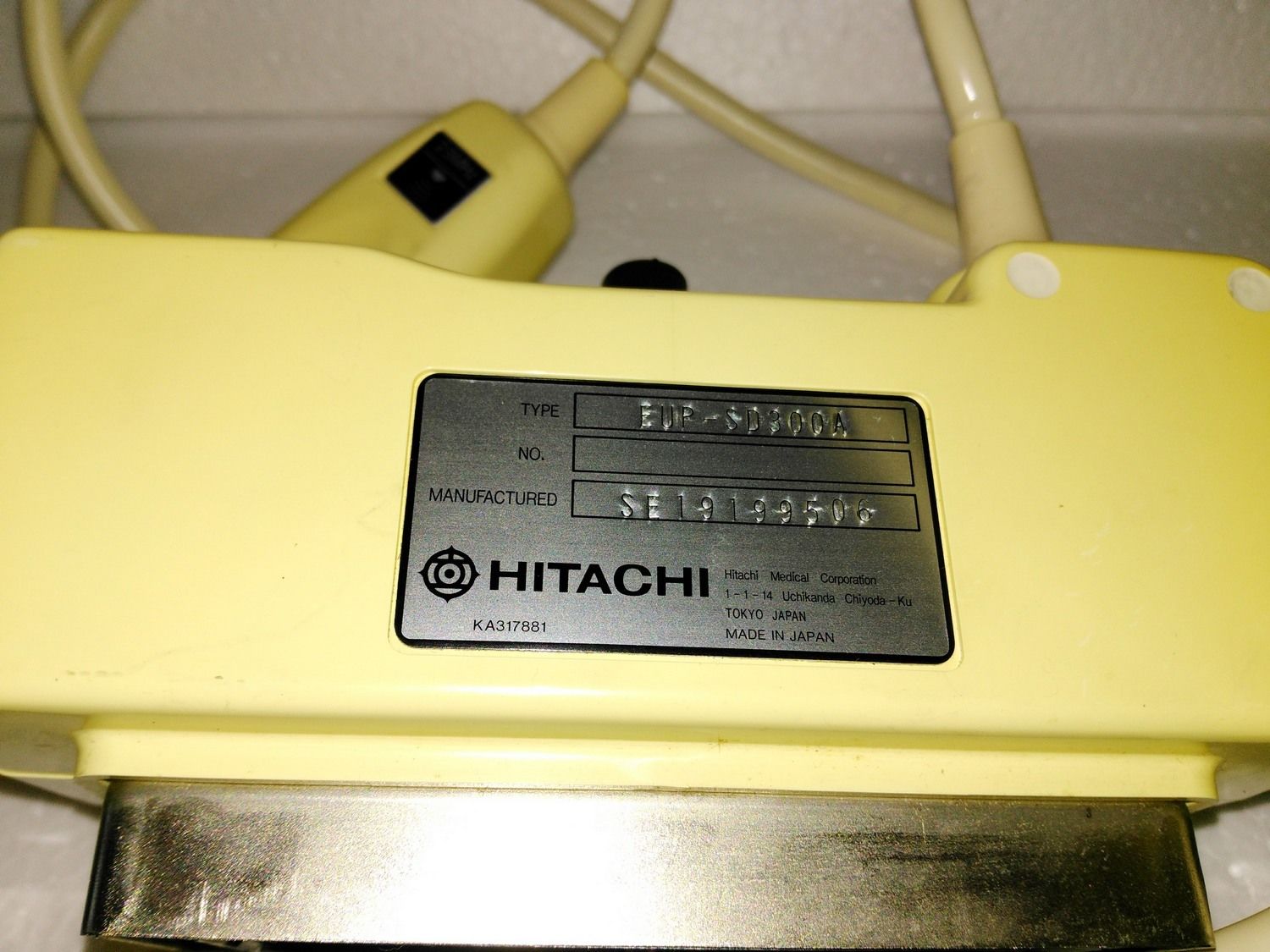 Hitachi EUP-SD300A transducer Ultrasound Probe Cardiac EUB-555 EUB-565 DIAGNOSTIC ULTRASOUND MACHINES FOR SALE