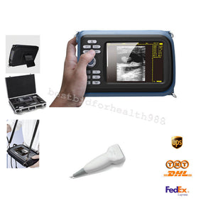 Handheld Digital LCD 5.5 Inch Ultrasound Scanner+7.5Mhz linear Probe For Mankind