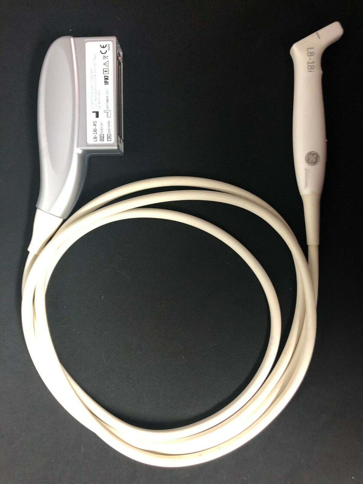 GE L8-18i-RS 2011 Ultrasound PROBE / TRANSDUCER NextGen Hockey Stick DIAGNOSTIC ULTRASOUND MACHINES FOR SALE