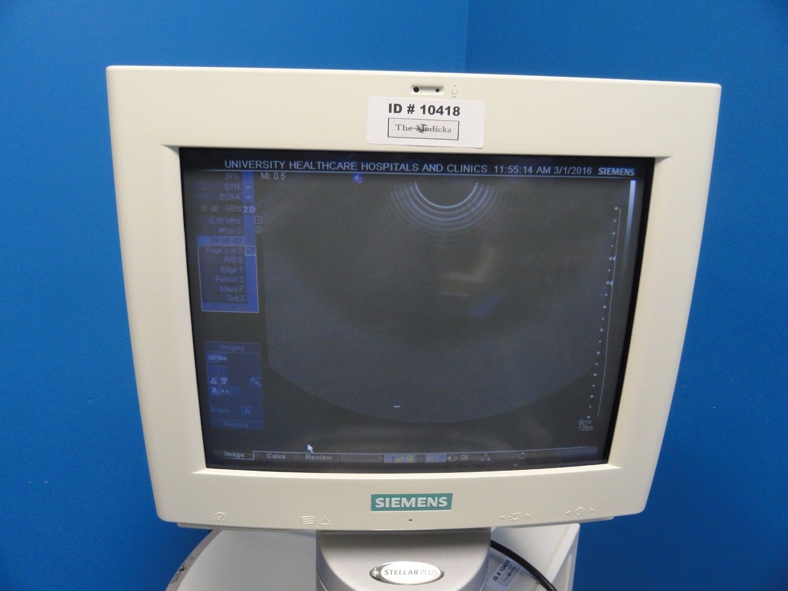 Siemens Sonoline Antares Diagnostic Ultrasound System W/ EC9-4 Probe (10418) DIAGNOSTIC ULTRASOUND MACHINES FOR SALE