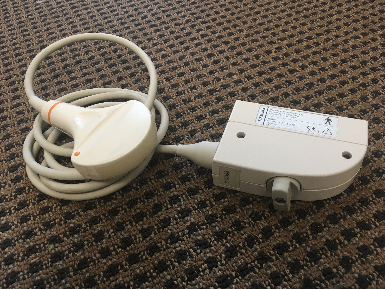 Siemens 3.5C40S 3.5 C40S Ultrasound Transducer Probe DIAGNOSTIC ULTRASOUND MACHINES FOR SALE