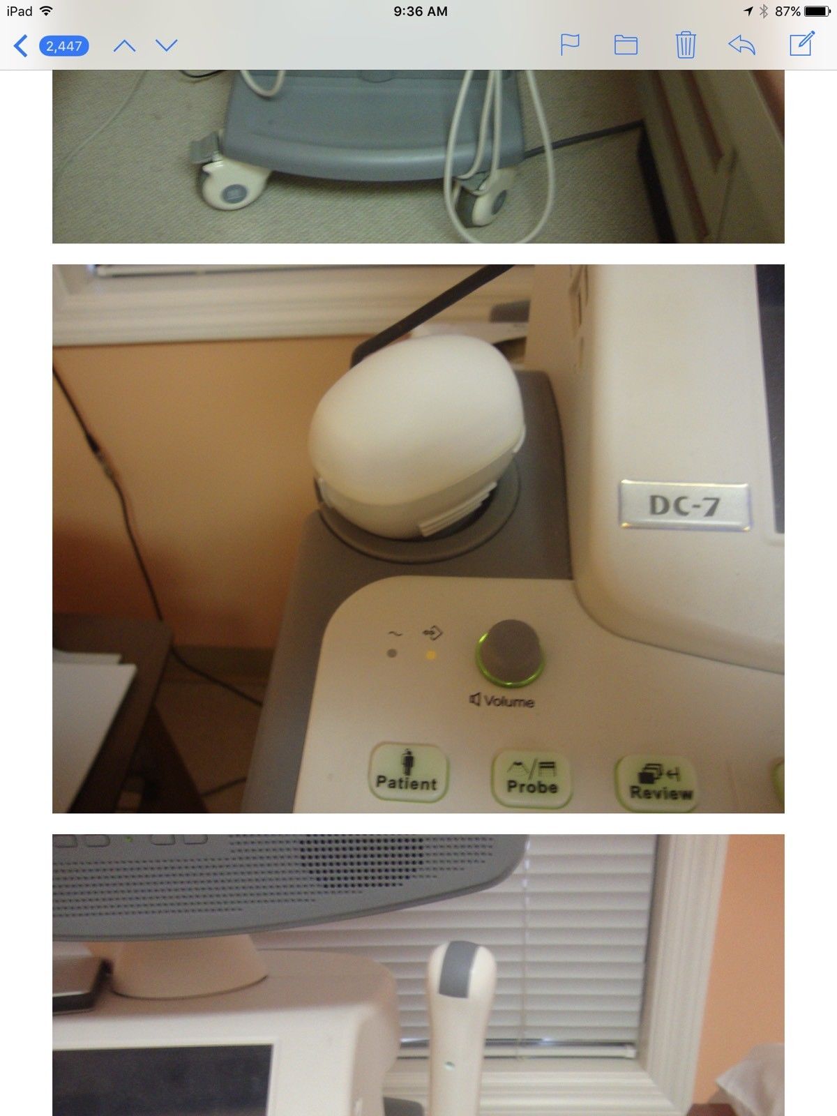 Mindray Ultrasound DC 7 DIAGNOSTIC ULTRASOUND MACHINES FOR SALE