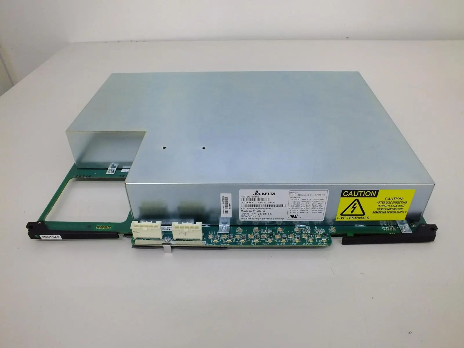 GE Logiq 9 Ultrasound Power Supply Board Delta D0106568 D0107426 2376843-6 DIAGNOSTIC ULTRASOUND MACHINES FOR SALE
