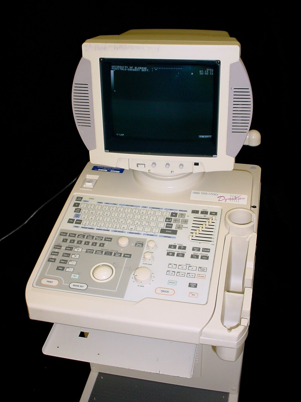 Aloka SSD-1700 DynaView 7.2 Ultrasound Machine ~ No Probes Included DIAGNOSTIC ULTRASOUND MACHINES FOR SALE