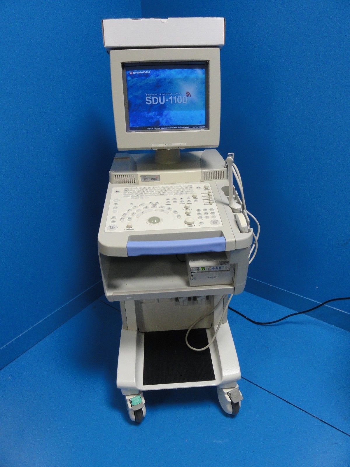 2008 SHIMADZU SDU-1100 DIAGNOSTIC ULTRASOUND W/ VA57R-0375WU & EC11R-055U PROBES DIAGNOSTIC ULTRASOUND MACHINES FOR SALE