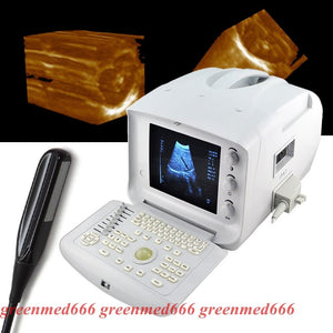 Portable Digital Ultrasound Scanner Machine Veterinary Rectal Probe +3D Kit 190891819789