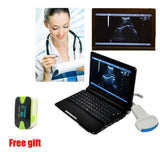Laptop Portable Ultrasound Scanner Machine 3.5Mhz Convex  probe/Sensor 3D& Gift 190891916501