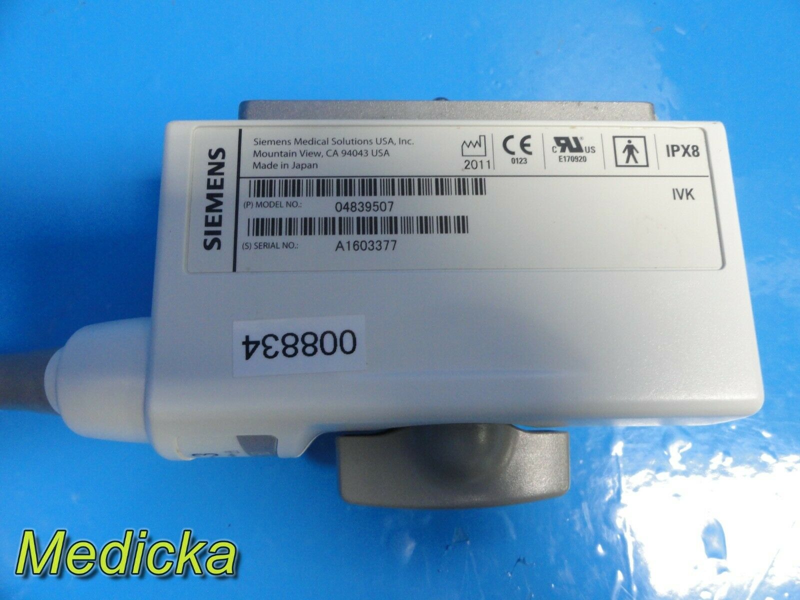 2011 Siemens VF7-3 (P/N 4839507) Linear Array Ultrasound Transducer Probe ~19412 DIAGNOSTIC ULTRASOUND MACHINES FOR SALE