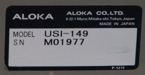 Aloka Prosound SSD-5000 Pure HD USI-149 Ultrasound Machine SSD5000 USI149 DIAGNOSTIC ULTRASOUND MACHINES FOR SALE