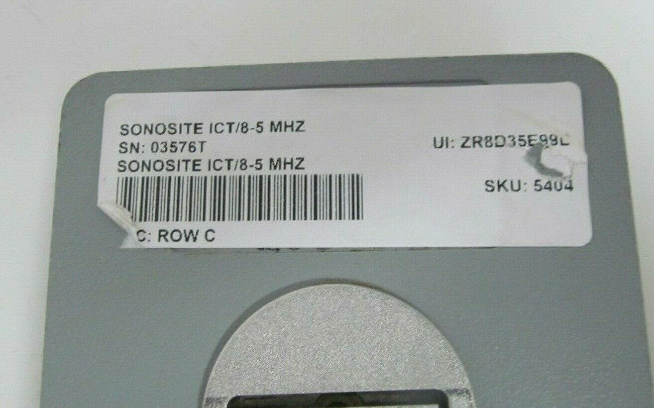 SonoSite ICT/8-5 MHz Transducer Ultrasound Probe 180 System DIAGNOSTIC ULTRASOUND MACHINES FOR SALE