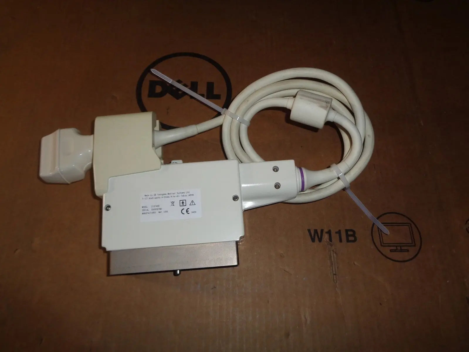 GE LA39 LINEAR ULTRASOUND TRANSDUCER PROBE-FULLY TESTED GE LOGIQ 400 500 VIVID 3 DIAGNOSTIC ULTRASOUND MACHINES FOR SALE
