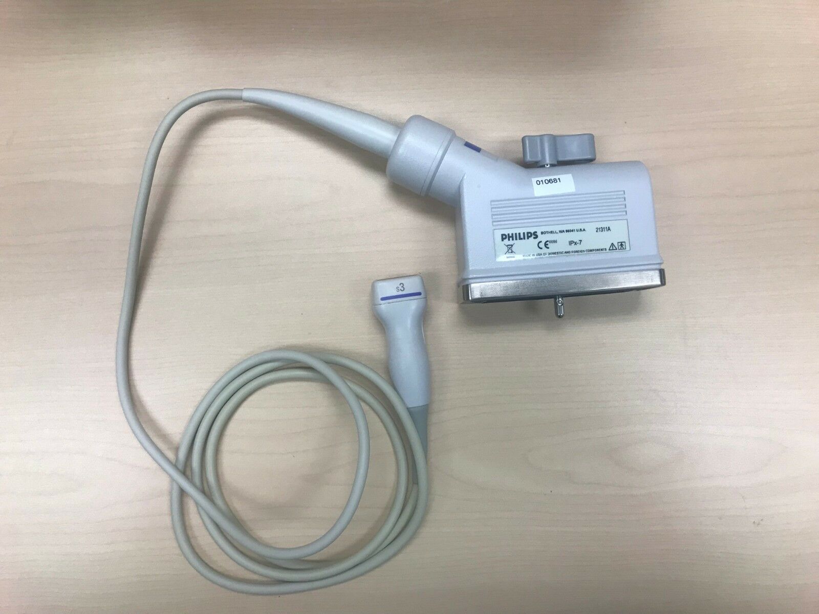 PHILIPS  S3 ULTRASOUND PROBE 21311A    (5111) DIAGNOSTIC ULTRASOUND MACHINES FOR SALE