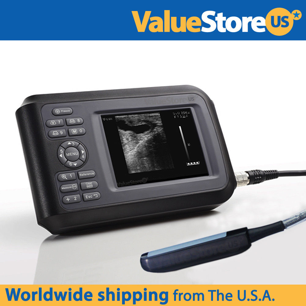 Portable Ultrasound Scanner with 7.5 MHz Rectal Probe for Cow, Horse & Cattle. DIAGNOSTIC ULTRASOUND MACHINES FOR SALE