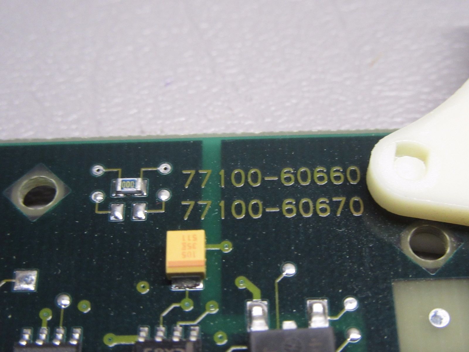 a close up of a piece of electronic equipment