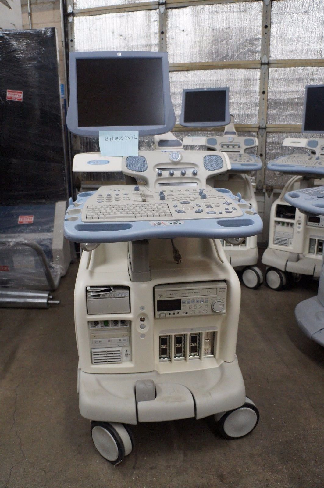 GE Vivid 7 Ultrasound Dimension w/Cardiac Probe & Flat Panel |1 Yr Warranty DIAGNOSTIC ULTRASOUND MACHINES FOR SALE