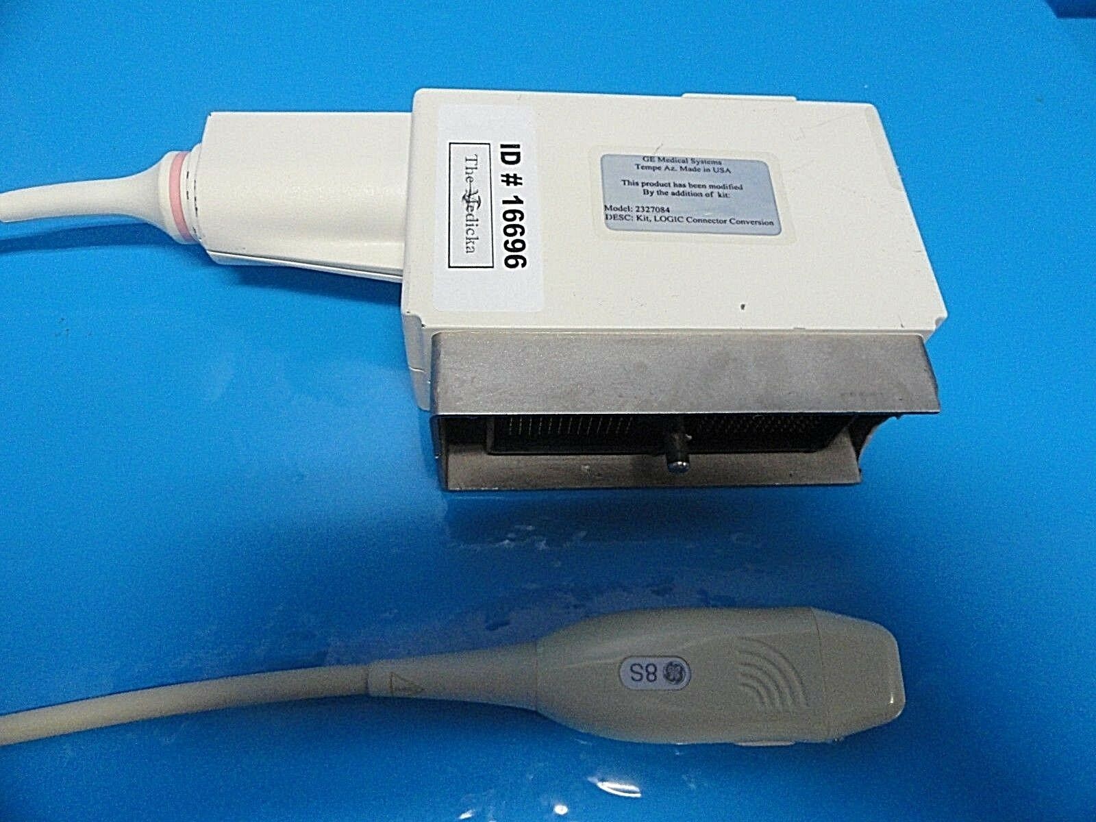 GE 8S Phased Array Ultrasound Transducer Probe Without Hook P/N 2266327 ~16696 DIAGNOSTIC ULTRASOUND MACHINES FOR SALE