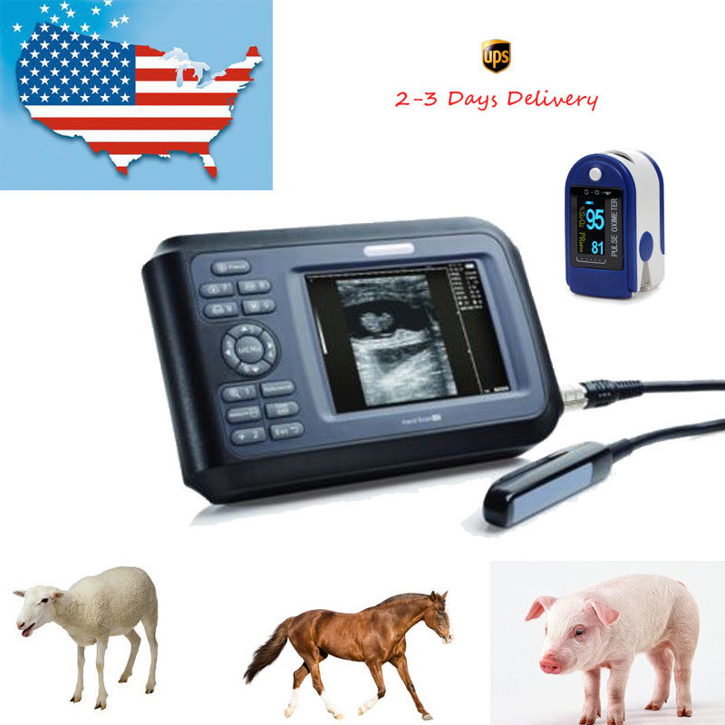 Veterinary Mini 5.5Inch Ultrasound Scanner Handheld digital Monitor Rectal Probe DIAGNOSTIC ULTRASOUND MACHINES FOR SALE