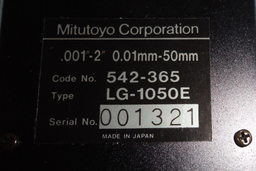 Mitutoyo 542-365 Linear Gage Probe 542365 LG-1050E .001-1.2" Fori Automation DIAGNOSTIC ULTRASOUND MACHINES FOR SALE