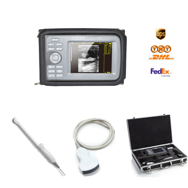 5.5“ Full Digital LCD Portable Ultrasound Scanner+Convex & Transvaginal 2 Probes 190891616111 DIAGNOSTIC ULTRASOUND MACHINES FOR SALE