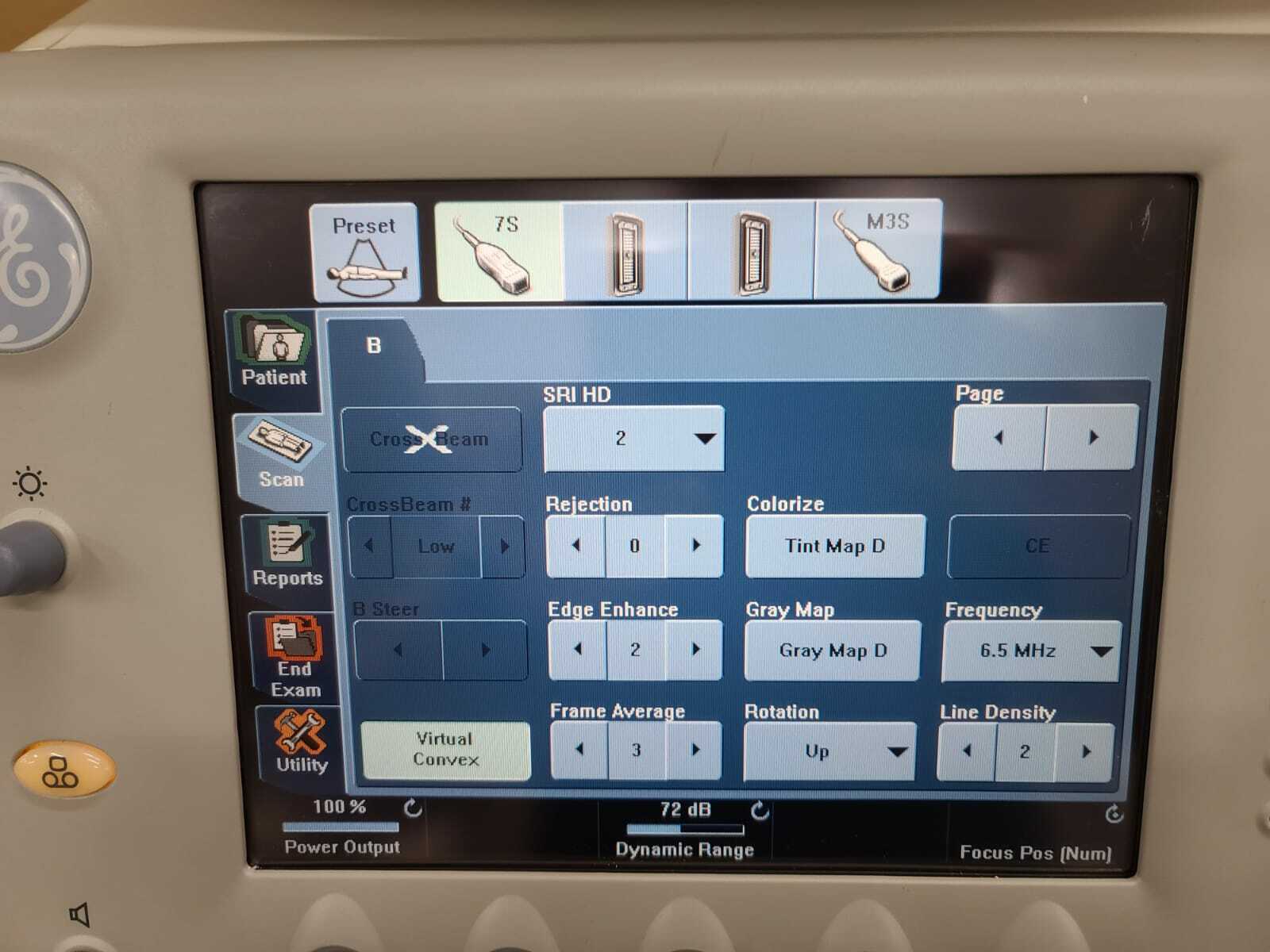 GE LOGIQ 7 Ultrasound Machine with 2 Probes (7S, M3S) FULLY TESTED DIAGNOSTIC ULTRASOUND MACHINES FOR SALE