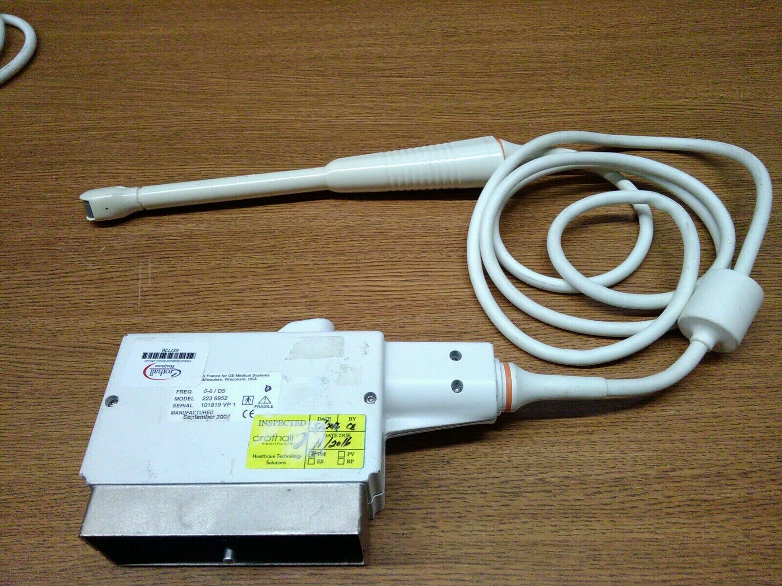 GE 618e Endovaginal Convex Ultrasound Transducer Probe OB/GYN DIAGNOSTIC ULTRASOUND MACHINES FOR SALE