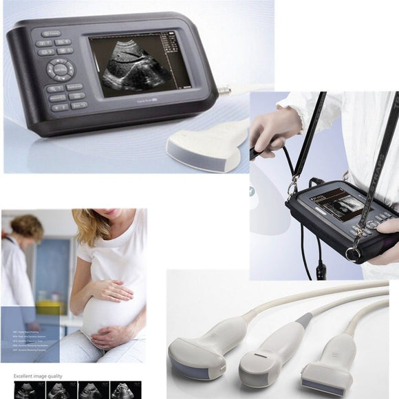 Laptop Machine HandScan Ultrasound scanner Convex +Linear+ Cardiac Heart 3 Probe 190891048707
