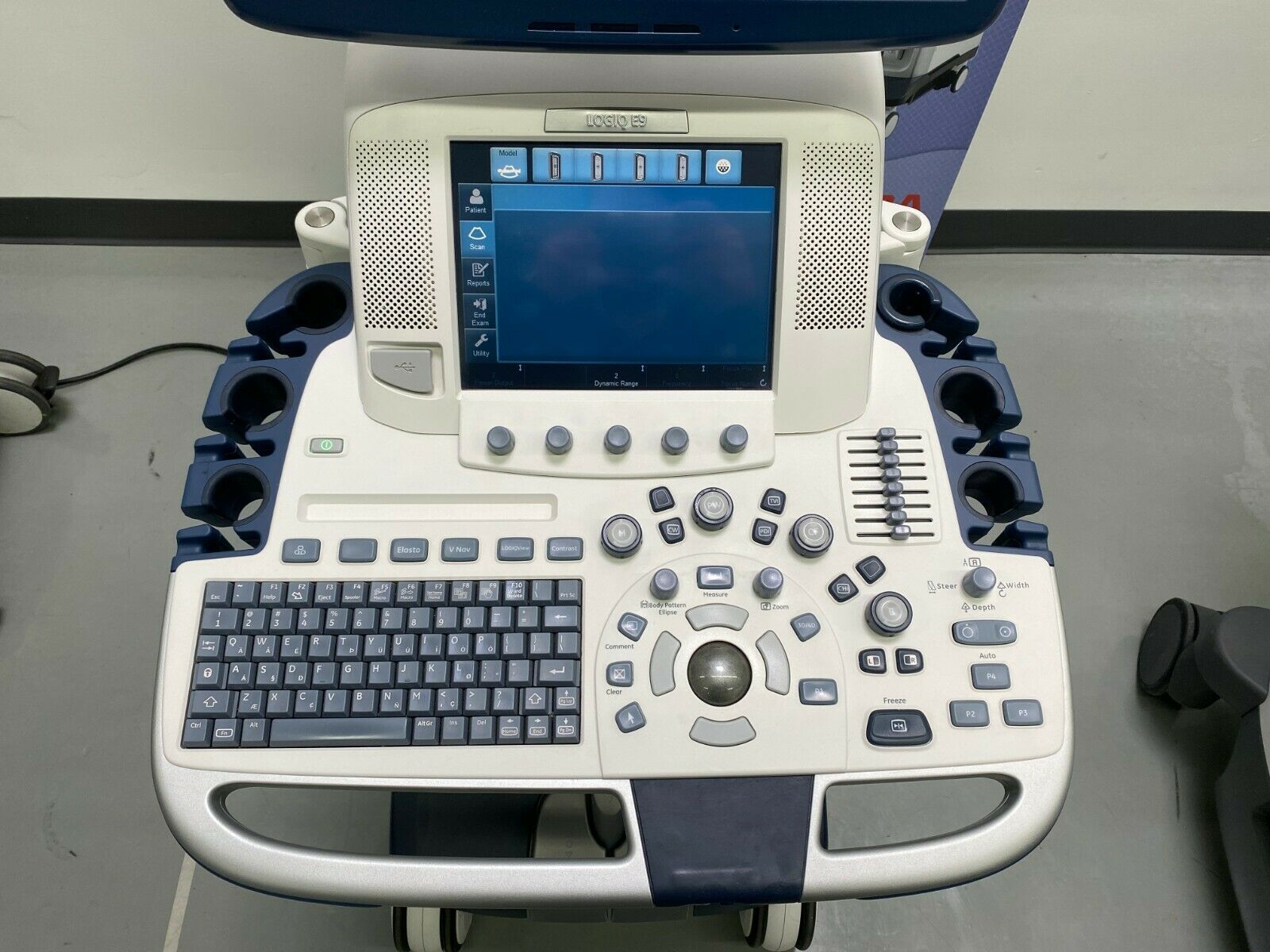 GE LOGIQ E9 XDCLEAR R5 ULTRASOUND MACHINE - SHARED SERVICE/CARDIAC - REFURB 2020 DIAGNOSTIC ULTRASOUND MACHINES FOR SALE