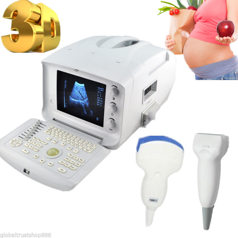 External 3D Version Digital Ultrasound Scanner Machine Convex + Linear Probes CE 190891910974 DIAGNOSTIC ULTRASOUND MACHINES FOR SALE
