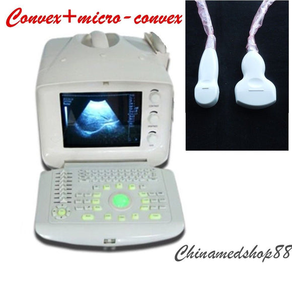 Digital Ultrasound Scanner Machine+Convex +Micro-convex 2 Probes + Oximeter Sale