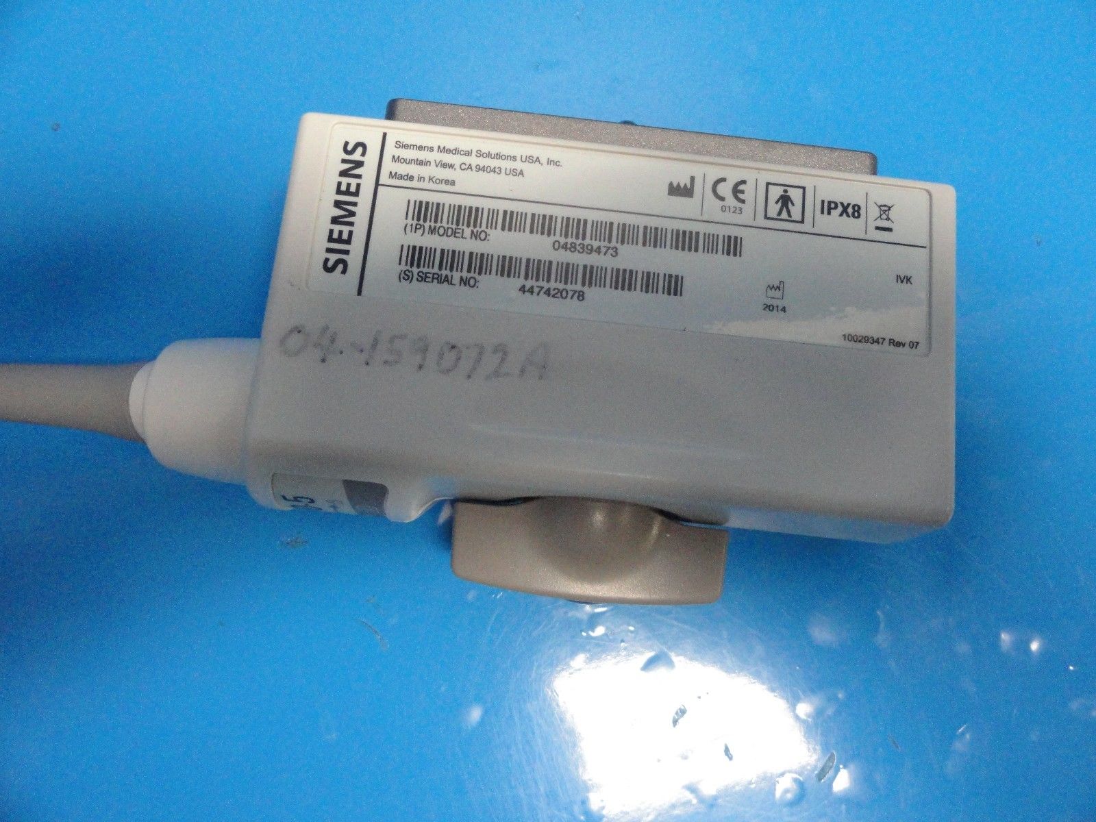 2014 Siemens Antares VF10-5 P/N 04839473 Linear Ultrasound Transducer (11892) DIAGNOSTIC ULTRASOUND MACHINES FOR SALE