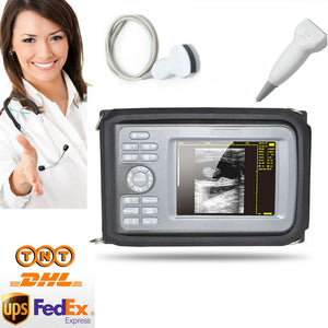 5.5 "  Digital Ultrasound Scanner Convex + Linear 2 probe  Human Fast + Box 190891433428