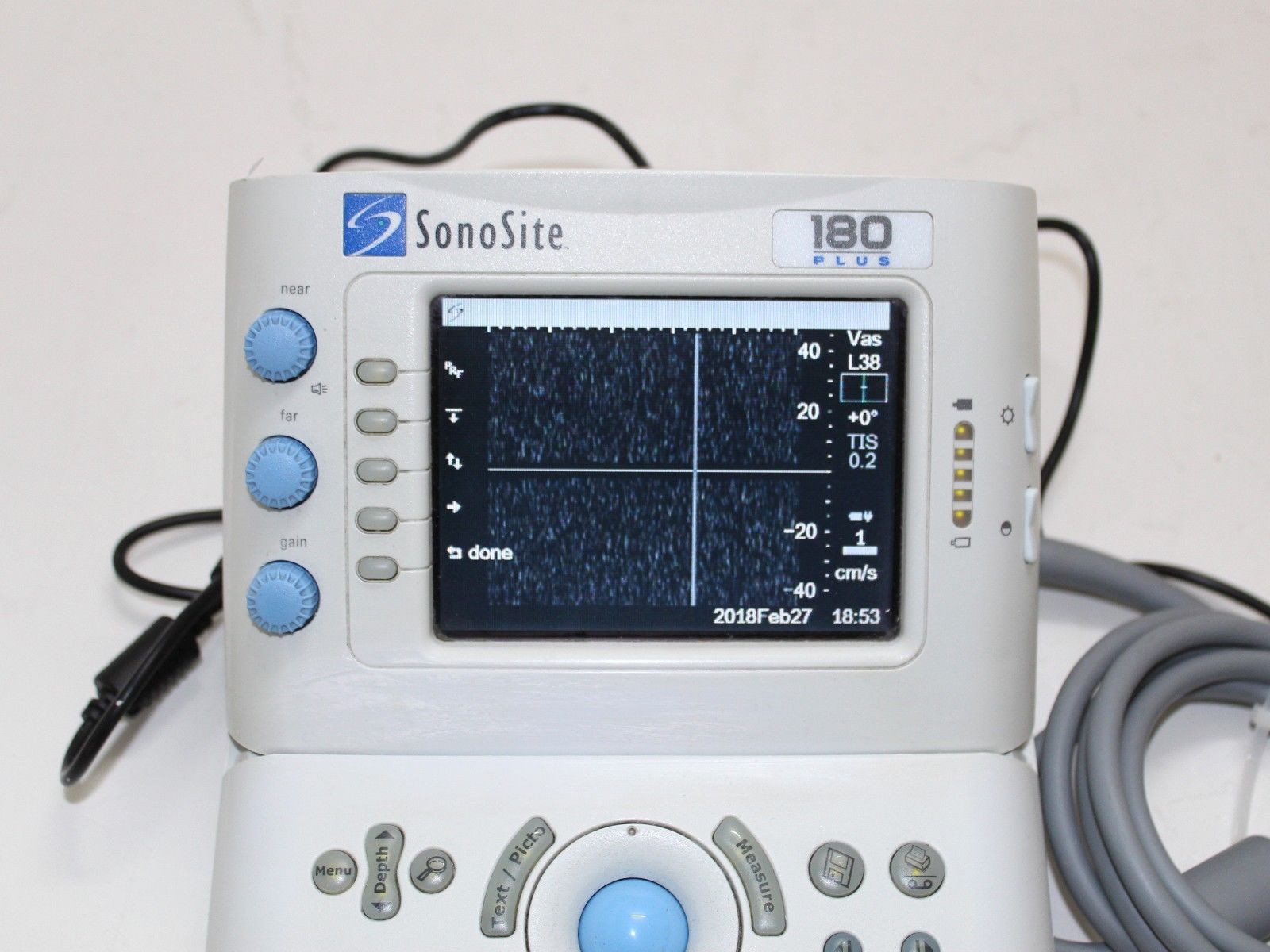 Sonosite 180 Plus Ultrasound with L38 10-5 Mhz probe DIAGNOSTIC ULTRASOUND MACHINES FOR SALE