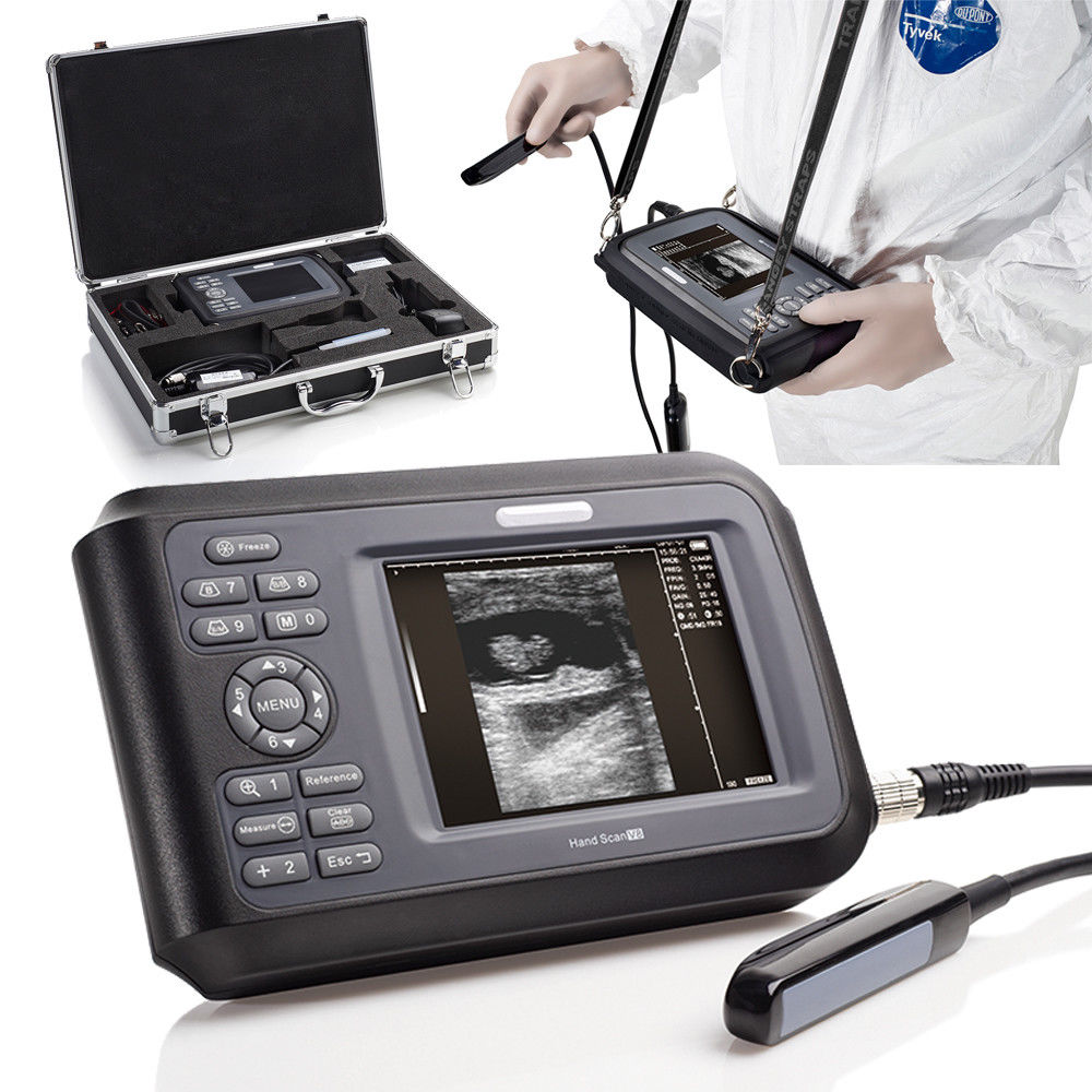 LCD Veterinary Laptop Machine Ultrasound scanner 7.5M Rectal Probe+Blue Oximeter 190891782076