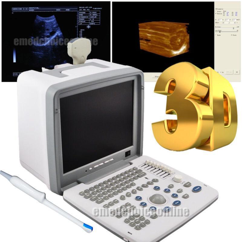 Full Digital Laptop Machine Ultrasound Scanner +Transvaginal Probe+3D Worksation 190891867513 DIAGNOSTIC ULTRASOUND MACHINES FOR SALE