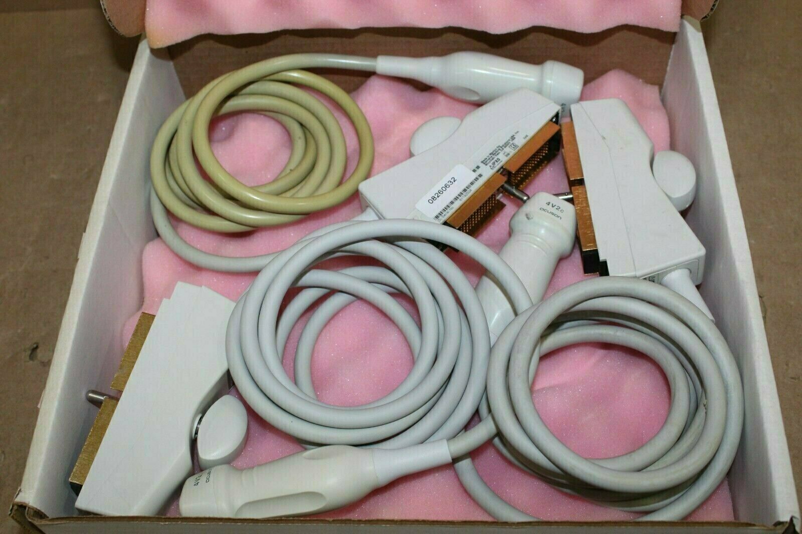 Acuson 4V2C Ultrasound Transducer Probe -LOT OF 3! 765285780985 DIAGNOSTIC ULTRASOUND MACHINES FOR SALE