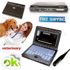 New Veterinary Laptop Ultrasound machine/Scanner,7.5MHZ Rectal Probe