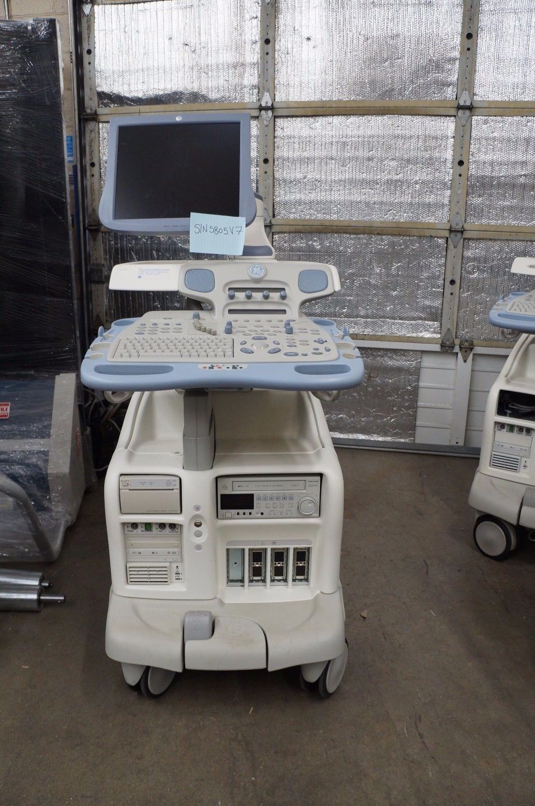 GE Vivid 7 Ultrasound Dimension w/Cardiac Probe & Flat Panel |1 Yr Warranty DIAGNOSTIC ULTRASOUND MACHINES FOR SALE