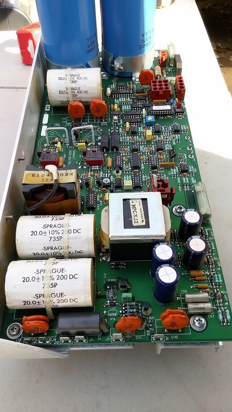 5TT78 ACUSON ULTRASOUND COMPONENTS: POWER SUPPLY BOARD 14721, 16817F, VERY GOOD DIAGNOSTIC ULTRASOUND MACHINES FOR SALE