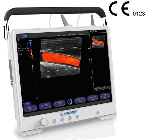 Veterinary Color Doppler Touch Screen Ultrasound 15"  with Linear Array Probe DIAGNOSTIC ULTRASOUND MACHINES FOR SALE