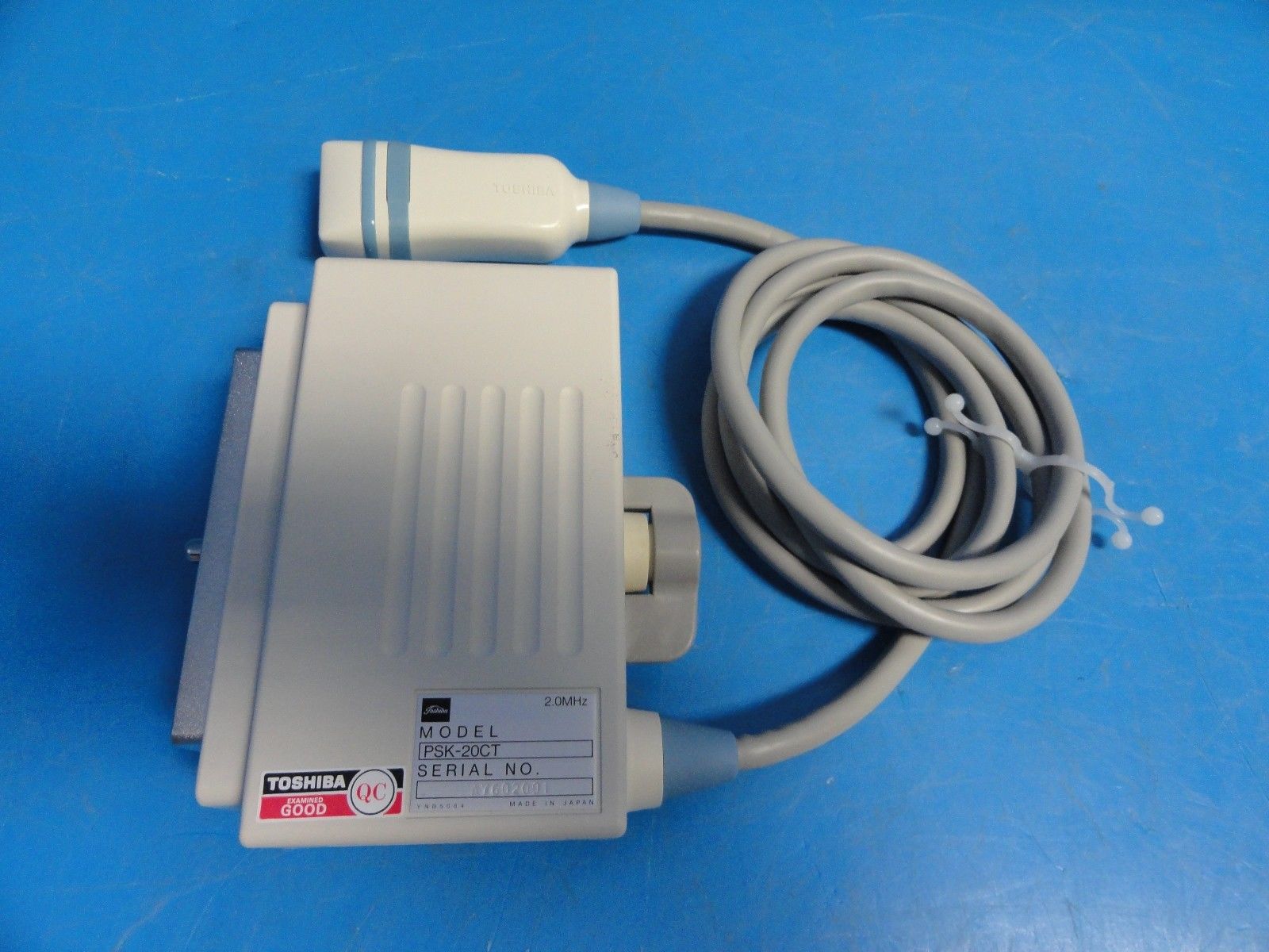 Toshiba PSK-20CT Phased Array Ultrasound Probe for SSA-380 & Powervision (7276) DIAGNOSTIC ULTRASOUND MACHINES FOR SALE