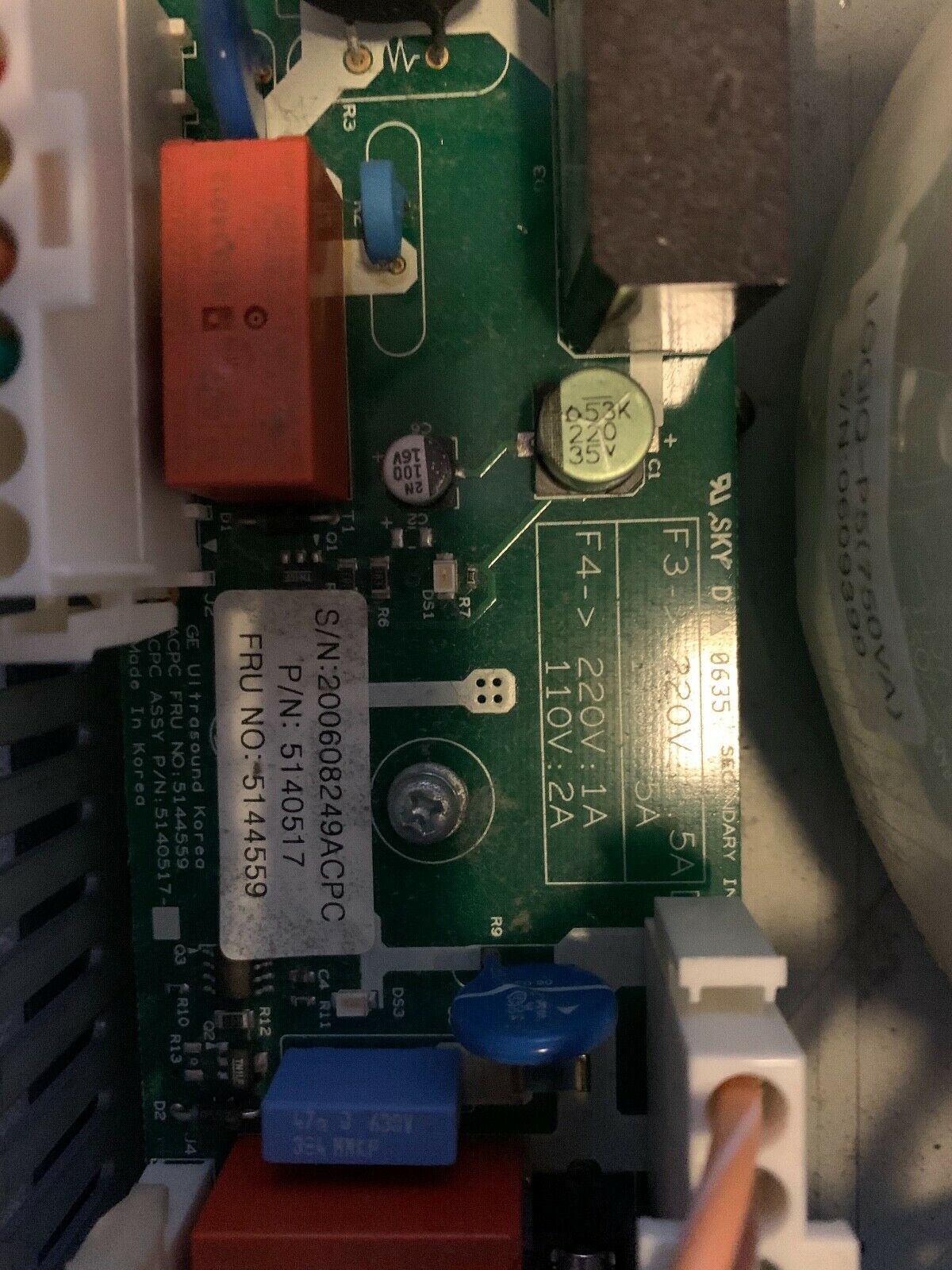 GE Logiq P5 Ultrasound High Voltage AC Power Supply - 5140517 / 5182125 DIAGNOSTIC ULTRASOUND MACHINES FOR SALE