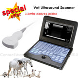 Portable Laptop Machine Digital Ultrasound Scanner, probe, human/vet, USA Fedex