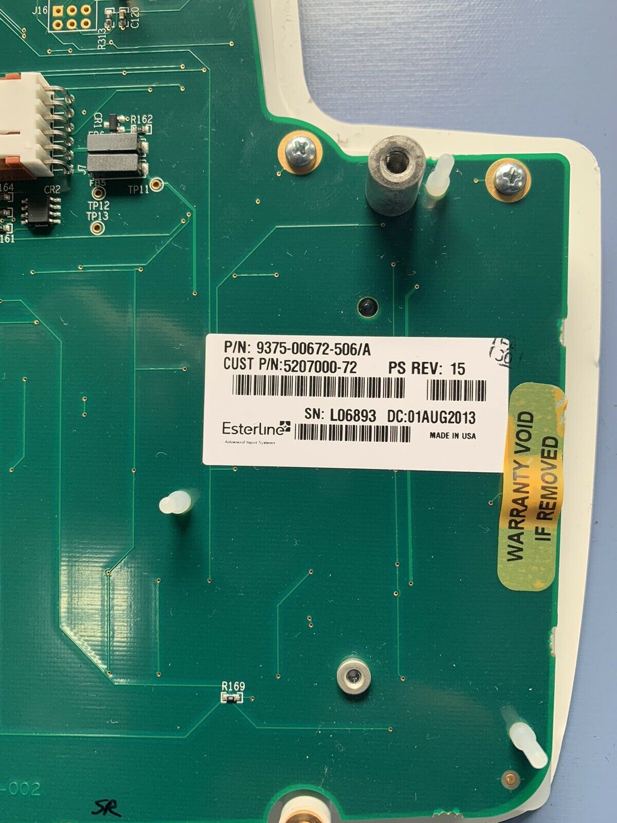 GE LOGIQ E9 ULTRASOUND LOWER OPERATOR USER INTERFACE PANEL P/N: 5207000-72 DIAGNOSTIC ULTRASOUND MACHINES FOR SALE