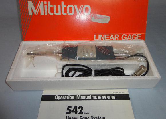 Mitutoyo 542-365 Linear Gage Probe 542365 LG-1050E .001-1.2