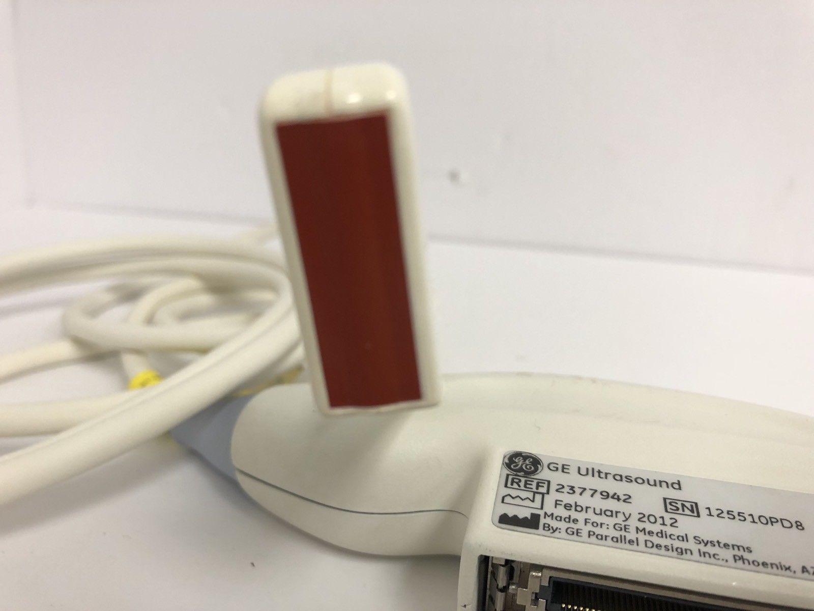 GE i12L-RS Ultrasound Probe Ref No 2377942 DOM February 2012 DIAGNOSTIC ULTRASOUND MACHINES FOR SALE
