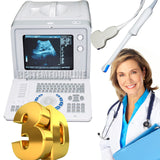 Top 3D Digital Ultrasound Scanner Machine Convex +Transvaginal Probe Pregnancy